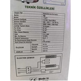 Resim ED Simetra Elektrikli Şofben 