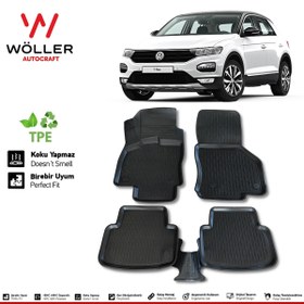Resim Volkswagen T Roc Paspas 2016 2022 Arası 3d Havuzlu Wöller Paspas 