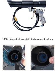 Resim Apex Havalı Detaylı Temizlik Tabancası - Sanayi Tipi Süpürge Havalı Vakum Tabancası 