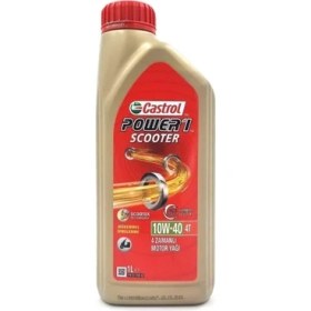 Resim Castrol Power 1 Scooter 10w-40 1 Litre Motor Yağı 