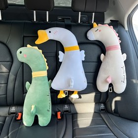 Resim Yumuşak Peluş Tek Boynuzlu At & Dinozor Araba Koltuk Kemeri Örtüleri, Rahat Omuz Pedleri, Güvenlik Yükseltildi, Çiftler İçin İdeal Hediye, Malzeme, Araç İç Aksesuarları 