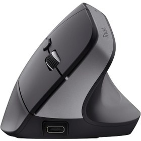 Resim Trust 25146 Bayo+ Bluetooth + 2.4ghz. Kablosuz Şarjlı Ergonomik Mouse 