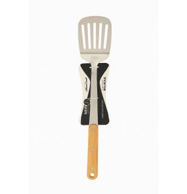 Resim Aden -541 ahşap saplı spatula kevgir 