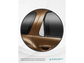 Resim Aktif Oto Krom Dacia Duster Suv Arka Cam Kelebek Yeri 2 Parça 2010-2017 Krom Paslanmaz Çelik 