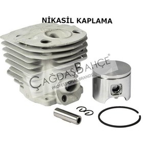 Resim HUSQVARNA 55 /51 TESTERE NİKASİL SİLİNDİR PİSTON SETİ 46 mm 