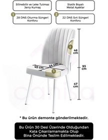Resim Canisa Platinum Serisi Üst Kalite Mutfak Sandalyesi Cappucino Sandalye Metal Kahverengi Iskeletli 
