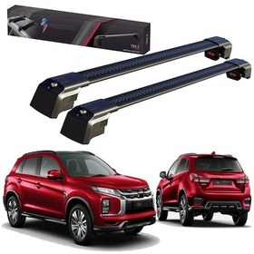 Resim Mıtsubıshı Asx Ga 2010-2022 Trx2 Carrier Kilitli Ara Atkı Taşıyıcı Tavan Barı Siyah 