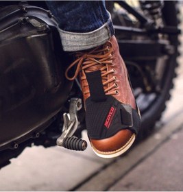 Resim Motosiklet Ayakkabı Bot Koruma Kauçuk Vites Değiştirici 