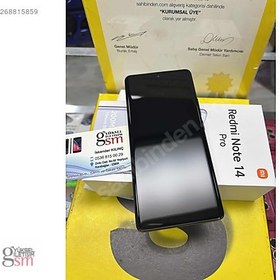 Resim Xiaomi Redmi Note 14 Pro İkinci El TR | 256 GB | Siyah 