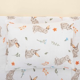 Resim Alt Açma Matı ve Yastık - Kahverengi Tavşan 