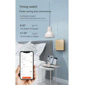 Resim Bueattuh Olsa Tua Wifi Akıllı Anahtar Dokunmatik Anahtar Işık Anahtarı Sıfır Yangın Hattı 1 Anahtar Altın (Yurt Dışından) 