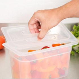 Resim CAMBRO GN 1/4 Gastronom Kulplu Küvet Kapağı, Polipropilen Küvet Uyumlu - 40PPCH190 