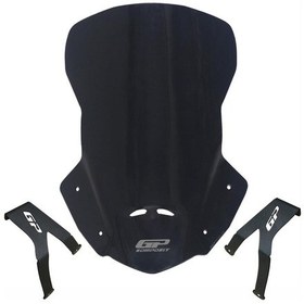 Resim GP Kompozit Honda CRF250L / CRF300L 2013-2020 Uyumlu Tur Camı Şeffaf 