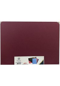 Resim Gülpaş Sekreterlik Bez Kapaklı Bordo 