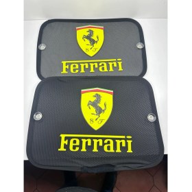Resim Tky Baskılı Yan Cam Perde Aksesuar ’ferrari’ (Tüm Otolara Uygundur.) 