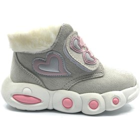 Resim Cool Kids Cool Lici İlk Adım Bebek Ortopedik Çocuk Bebek Bot GRİ 