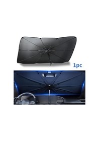 Resim Honeybeeshop "yaz Araç Gölgelik Siyah Şemsiye 1 Adet Titanium Gümüş Araç Güneşlik Yüksek Kalite Katlanabilir Uv Koruma Tüm Araçlar İçin" 
