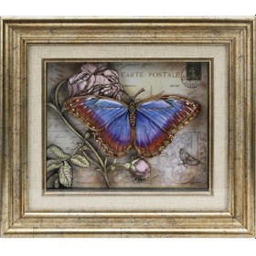 Resim Kelebek Kağıt Rölyef Tablo-5903 