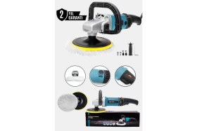 Resim Kimmeer Plus 1200 Polisaj Makinesi Devir Ayarlı 6 Kademeli 180MM Pasta Cila 