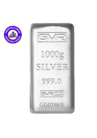 Resim E-gümüş 1000gr Külçe Gümüş 