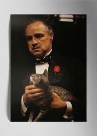 Resim The Godfather - Baba - Metal Tablo 