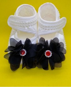 Resim BUKAWEAR Yeni Doğan Bebek Bandana Ayakkabı 2 Li Set Takım Aksesuarlı 
