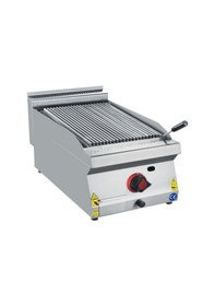 Resim Karacasan Enüstriyel 40 CM 700 Seri Set Üstü LPG Tüplü Lavataş Balıksırtı Izgara 