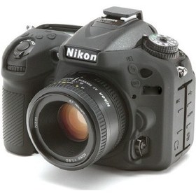 Resim Easycover Nikon D7100/D7200 Silikon Kılıf Ecnd7100B (Siyah) 