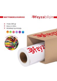 Resim Feyza Bilişim Cotton Kanvas Matt %100 Pamuk Tuval 380gr 62cmx20m 
