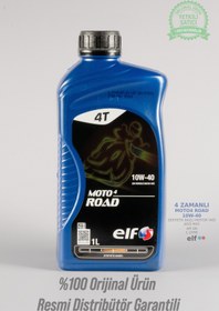 Resim Elf Moto 4 Road 10W-40 4T 1L Yarı Sentetik Motosiklet Motor Yağı Elf 