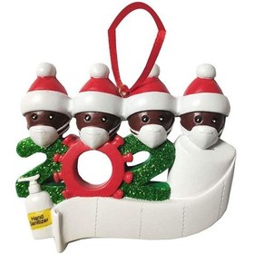 Resim Homyl 2020 Yılbaşı Ağacı Dıy 4-kişilik-siyah-aile-üyesi 