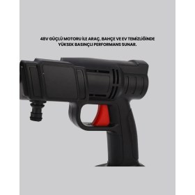 Resim Erbar Orijinal 2025 48V Şarjlı Basınçlı Temizlik Tabancası A Kalite Seri - M537R888-K99537 