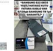 Resim Samsung S22 İkinci El TR | 128 GB | Yeşil İkinci El *SAMSUNG S22 GECE YEŞİLİ HATASIZ KUTU FATURA KABLO VAR 8/128gb