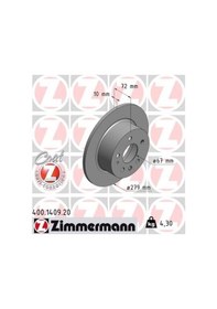 Resim Zımmermann 400.1409.20 - Fren Dıskı Arka Mercedes W115 C123 S123 