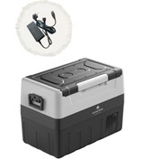 Resim Evacool EVA45ATLP 220 Adaptörlü 12/24V 45 Litre Tek Kapak Çift Ekran Kompresörlü Oto Buzdolabı 