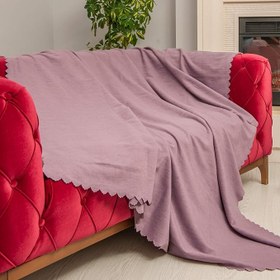 Resim LATUDA CONCEPT Koltuk Örtüsü Şönil Kaymaz Çift Taraflı Çekyat Örtüsü Koltuk Şalı 175x215 - LİLA 