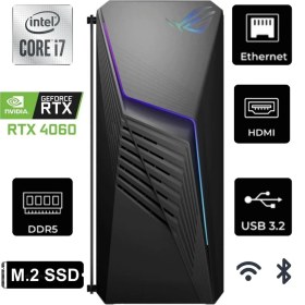 Resim Asus Rog Strıx İ7-14700F G13CHR-51440F0200-221 96GB 512GB Rtx 4060 8gb Gddr6 Windows 11 Pro 550W 80+ Psu Masaüstü Gaming Bilgisayar( Outlet) 