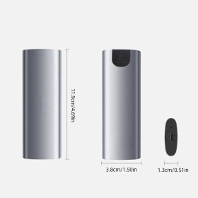 Resim Daytona SHL-R320 M.2 Nvme SSD Type-C 3.1 Gen2 Pcıe M-Key M+B Key Disk Kutusu 