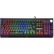 Resim Rampage KB-R103 EXTREME RGB Outemu Blue Switch E-Spor Oyuncu Klavyesi Rampage