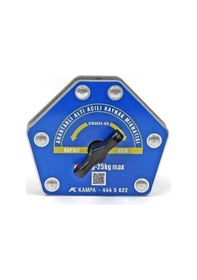 Resim Çırak-25m/a Manyetik Kaynak Gönyesi On-off Anahtarlı 6 Açılı, 15-25 Kg Kaynak Tutucu Mıknatıs 