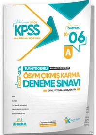 Resim 2026 Kpss ÖSYM Arşivi Çıkmış Soru Karma Genel Yetenek Genel Kültür D. Çözümlü Deneme 10/6.kitapçık 