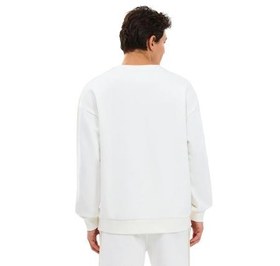 Resim Skechers M Lw Fleece Crew Neck Erkek Sweatshirt Beyaz 
