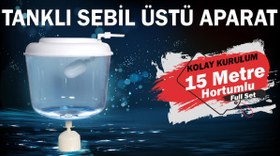 Resim Altus AL 1130 GD Uyumlu Sebil Üstü Aparatı Kırılmaz,Hazneli (15 Metre Hortumlu) 