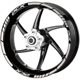 Resim Deeb Honda Pcx Jant Şeridi Beyaz Beyaz Model X N11.69921 
