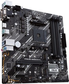 Resim ASUS PRIME B550M-K DDR4 M2 PCIe NVME HDMI DVI PCIe 16X v4.0 AM4 mATX 