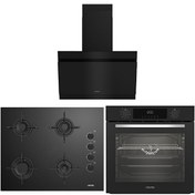 Resim Siyah Ankastre Set (ALA 332 B - 159 DB - 525 B) Altus