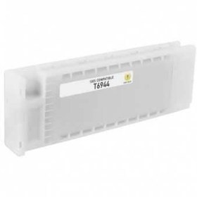 Resim PHOTOINK EPSON C13T694400 (T6944) Sarı Muadil Kartuş 700ML SureColour Uyumlu SC-T3000 - 3200 - 5000 - 