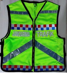 Resim Yeni Model Jandarma Trafik Yeleği 1.Sınıf Yansıtıcı Reflektor Kul 