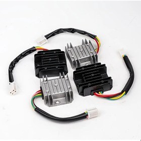 Resim Cloudstore 12v 4/5 Pin Aşırı Gerilim Korumalı Alüminyum Voltaj Regülatörü - Gy6 Cg Cb Motorlar İçin - 4 Kablolu 