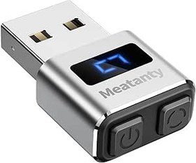 Resim meatanty Metal Minik Fare Jiggler, USB Fare Taşıyıcı Saptanamaz, Ekranlı Otomatik Çalkalayıcı, 3 Modlu Fare Hareketli Cihaz, Wiggler Giggler Toggler Bilgisayar/PC/Dizüstü Bilgisayar Aktif Ofis 